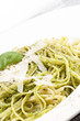 Foto: Linguine mit Basilikumpesto Linguine mit Basilikumpesto
