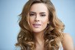 Close up portrait of gorgeous young woman