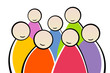 groupe heureux