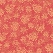 Flower pattern red