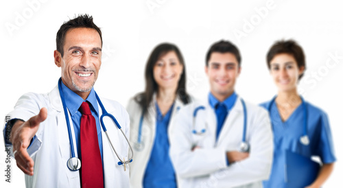 Photo: Doctor handshake Doctor handshake