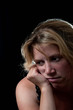 Depressed woman