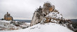 Zimowy Mirów - Stitched Panorama