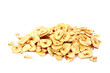 Foto: Bananenchips auf weiß isoliert Bananenchips auf weiß isoliert