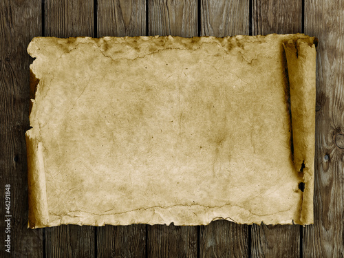 Illustration: paper on the wood background paper on the wood background