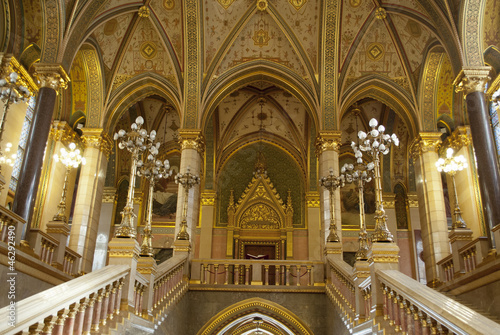 Photo: Interior of the Parliament in Budapest (Hungary) Interior of the Parliament in Budapest (Hungary)