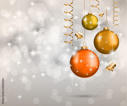 Vector: Elegant Classic Christmas Background for Flyer Elegant Classic Christmas Background for Flyer
