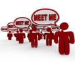Meet Me New People to Get to Know Networking Interview