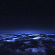 夜空と雲海