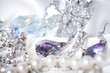 Beautiful jewelry on background