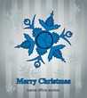 Christmas snowflake out of office supplies