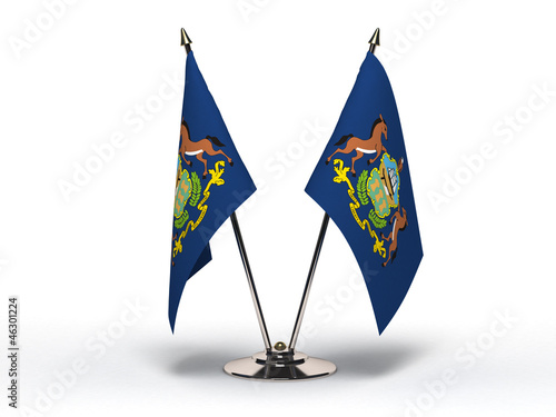 Illustration: Miniature Flag of Pennsylvania (Isolated) Miniature Flag of Pennsylvania (Isolated)