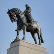 Equestrian statue of Jan Zizka in Prague, Czech Republic