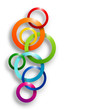Vector circles background