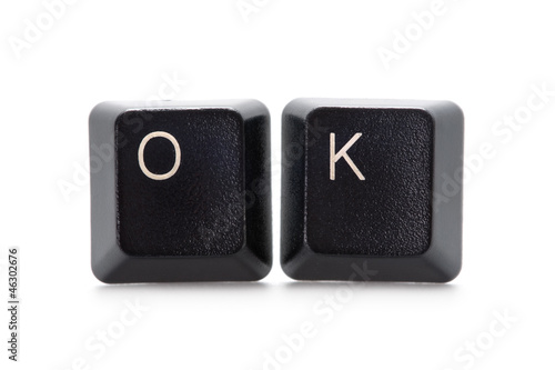 Photo: OK online computer keys OK online computer keys