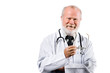 smiling senior medical doctor