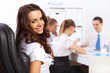 Photo: Young businessmen working in the office Young businessmen working in the office