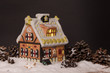 Pfefferkuchenhaus Advent Dekoration Weihnachten