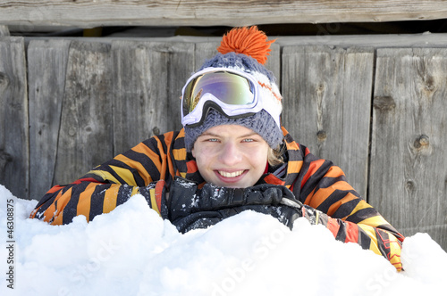 Photo: Teenager im Schnee Teenager im Schnee