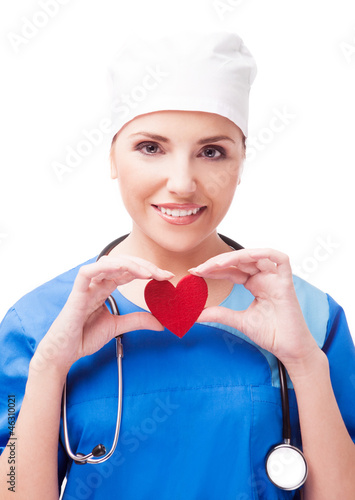 Photo: cardiologist isolated cardiologist isolated
