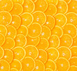 Sliced orange background