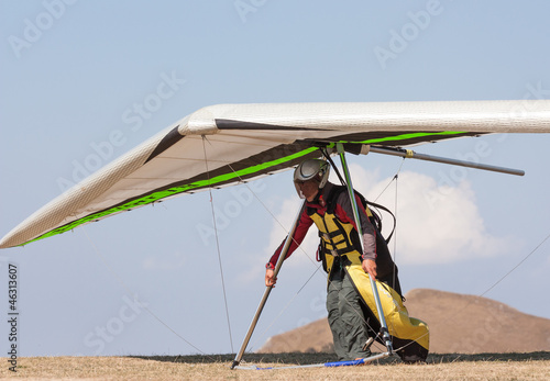 Photo: Pre volo in deltaplano Pre volo in deltaplano