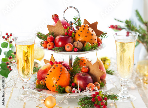 Photo: Christmas table Christmas table