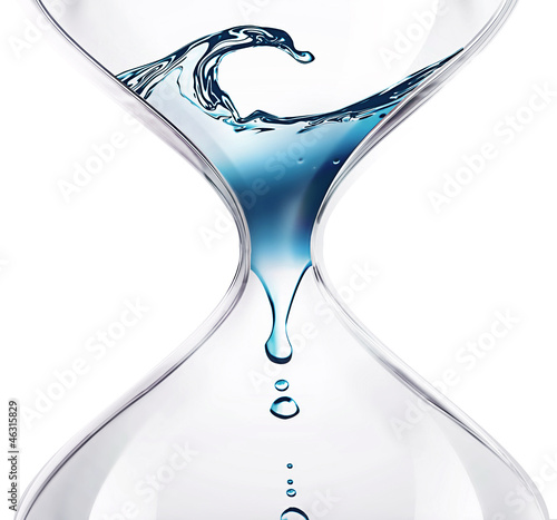 Illustration: time flows time flows