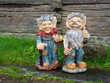 Small male and female gnomes