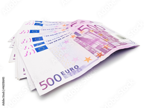 Photo: Fünfhundert Euro Scheine Fünfhundert Euro Scheine