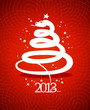 2013 year design template in form of a snake.