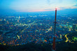 Photo: Aerial view of Seoul at night Aerial view of Seoul at night