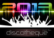 2013 paryt time - New Year's disco and event flyer template