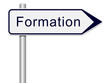Panneau direction formation