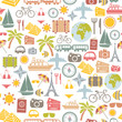 Vecteur : traveling pattern. seamless background traveling pattern. seamless background