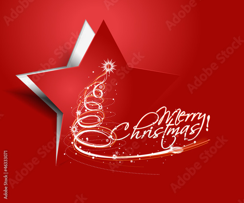 Vector: christmas star, design, vector illustration. christmas star, design, vector illustration.