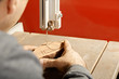 Photo: Artisan sawing billet Artisan sawing billet