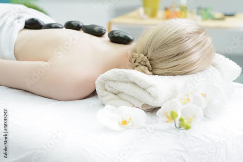Photo: wellnessbereich, hot stone massage wellnessbereich, hot stone massage