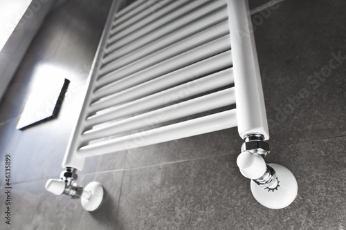 Photo: Bathroom heater with window Bathroom heater with window