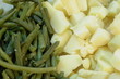 Photo: texture di fagiolini e patate texture di fagiolini e patate