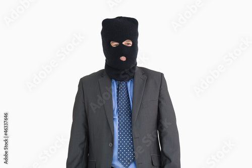 Photo: Businessman as a thief Businessman as a thief