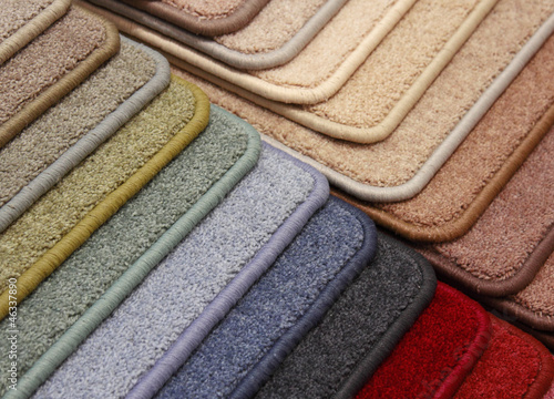 Photo: Samples of coverings of a carpet Samples of coverings of a carpet