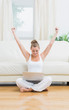 Foto: Woman having success while using internet Woman having success while using internet