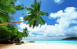 beach on Mahe island in Seychelles