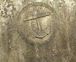 Chain and anchor on captains tombstone