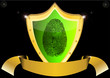 green finger print scanning Access Granted fingerprint