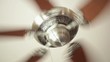 Ceiling fan on high speed