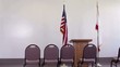 Clip of interior of community meeting room
