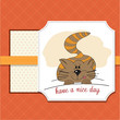 cute kitty wishes you a nice day