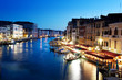 Grand Canal in Venice, Italy at sunset